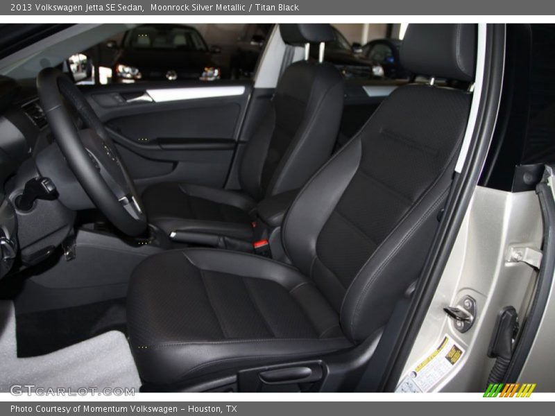 Moonrock Silver Metallic / Titan Black 2013 Volkswagen Jetta SE Sedan