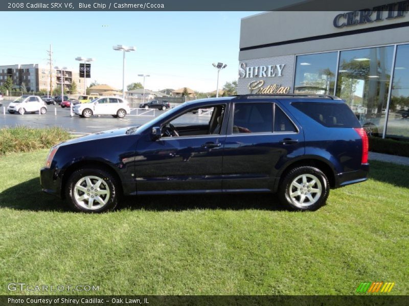 Blue Chip / Cashmere/Cocoa 2008 Cadillac SRX V6