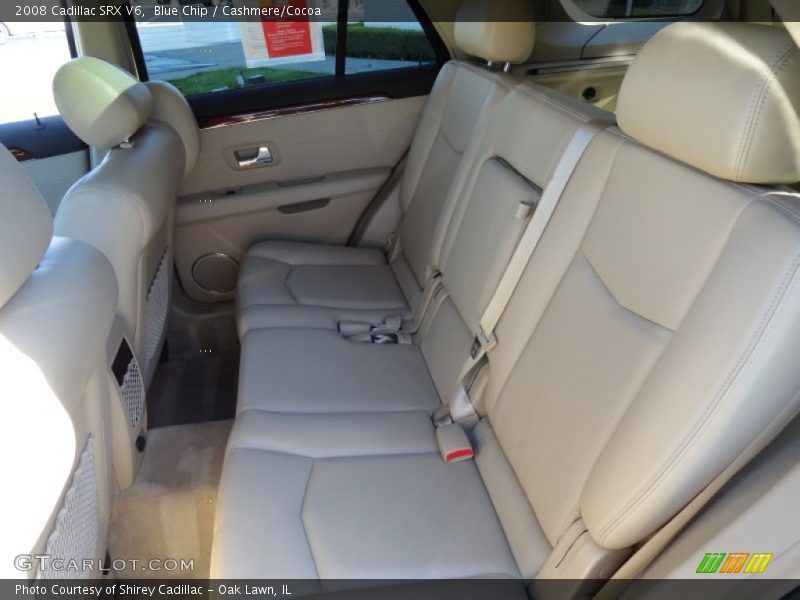 Rear Seat of 2008 SRX V6
