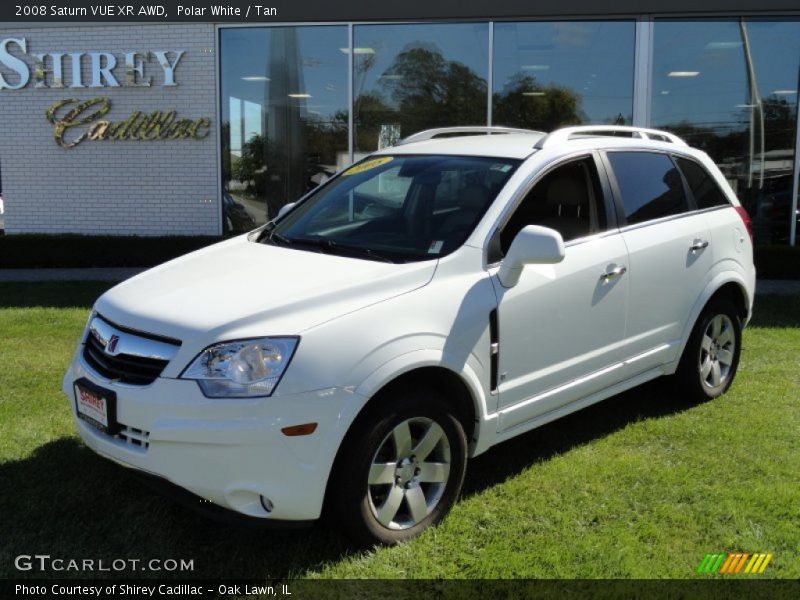 Polar White / Tan 2008 Saturn VUE XR AWD