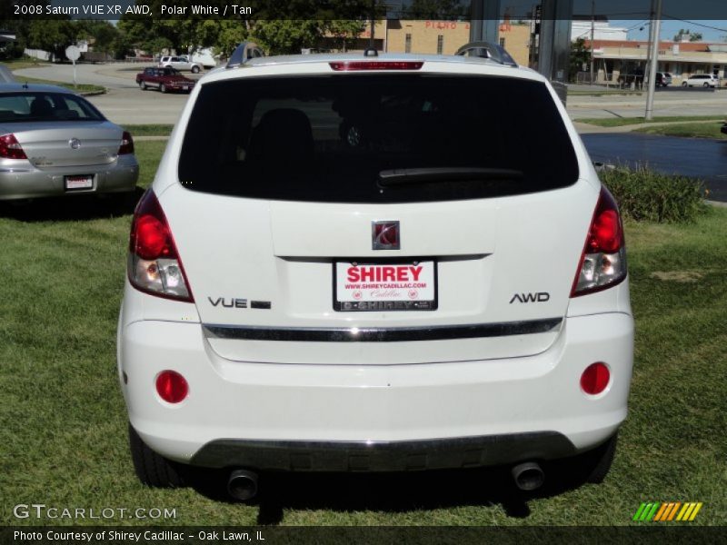 Polar White / Tan 2008 Saturn VUE XR AWD