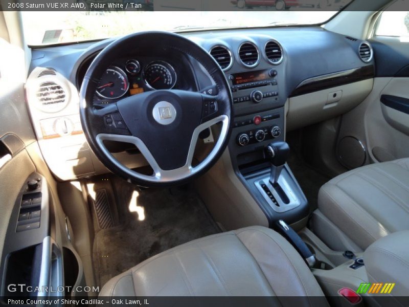 Polar White / Tan 2008 Saturn VUE XR AWD