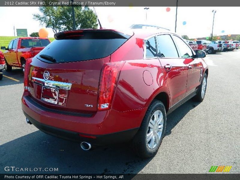 Crystal Red Tintcoat / Titanium/Ebony 2012 Cadillac SRX FWD