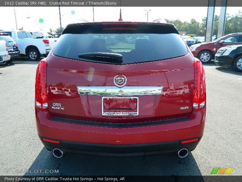 Crystal Red Tintcoat / Titanium/Ebony 2012 Cadillac SRX FWD