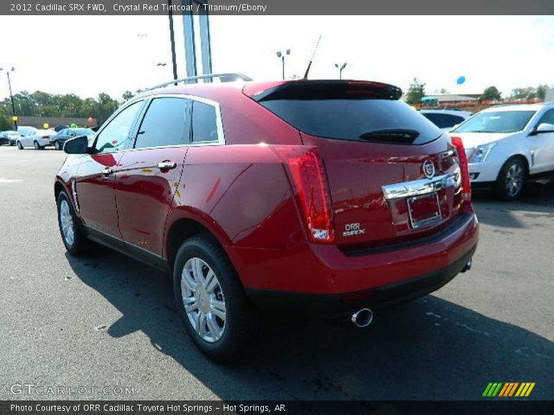 Crystal Red Tintcoat / Titanium/Ebony 2012 Cadillac SRX FWD