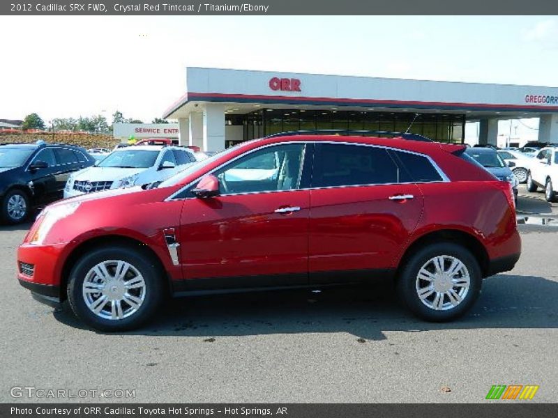 Crystal Red Tintcoat / Titanium/Ebony 2012 Cadillac SRX FWD