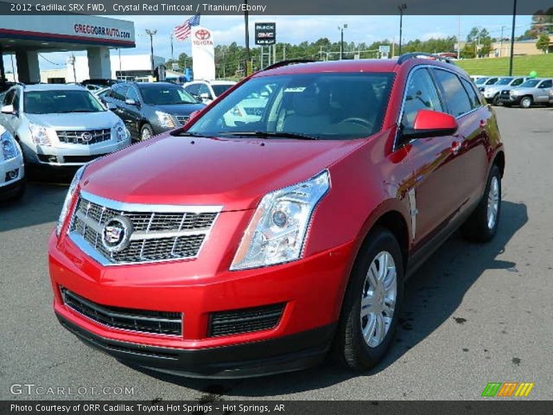 Crystal Red Tintcoat / Titanium/Ebony 2012 Cadillac SRX FWD