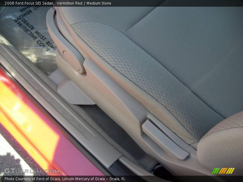 Vermillion Red / Medium Stone 2008 Ford Focus SES Sedan