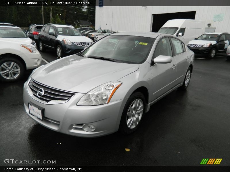 Brilliant Silver / Charcoal 2012 Nissan Altima 2.5 S