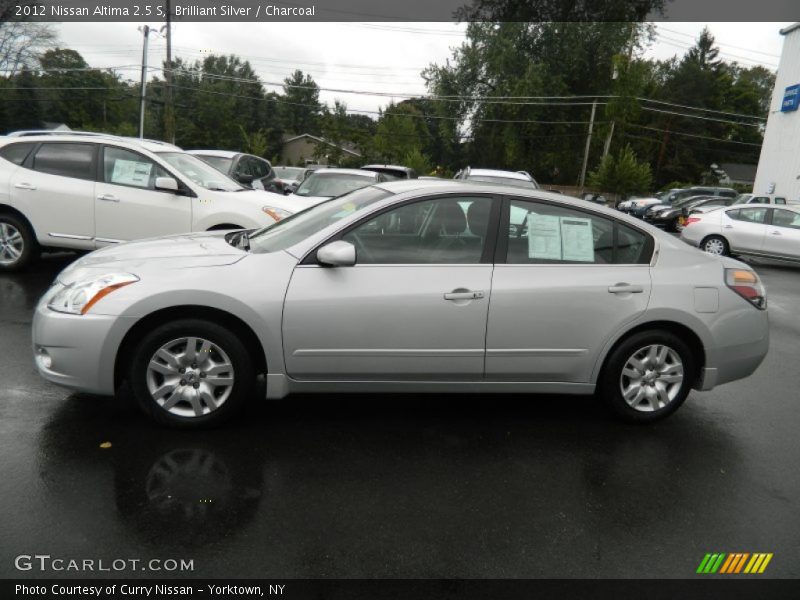 Brilliant Silver / Charcoal 2012 Nissan Altima 2.5 S