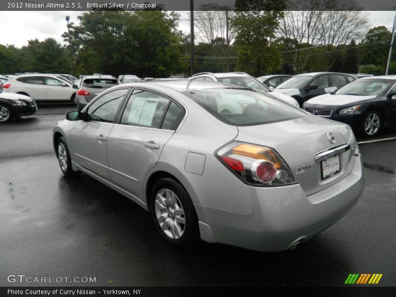 Brilliant Silver / Charcoal 2012 Nissan Altima 2.5 S