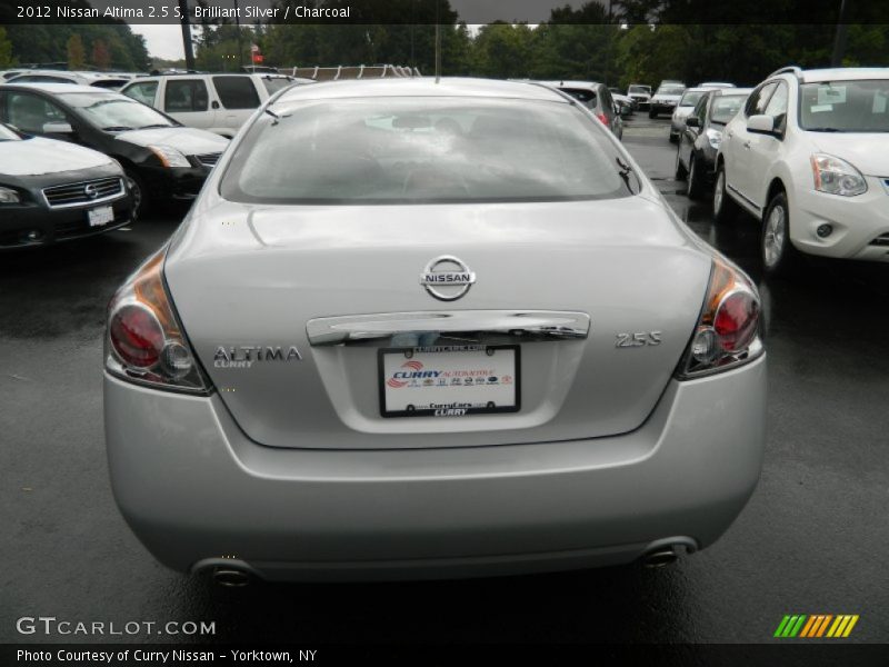Brilliant Silver / Charcoal 2012 Nissan Altima 2.5 S