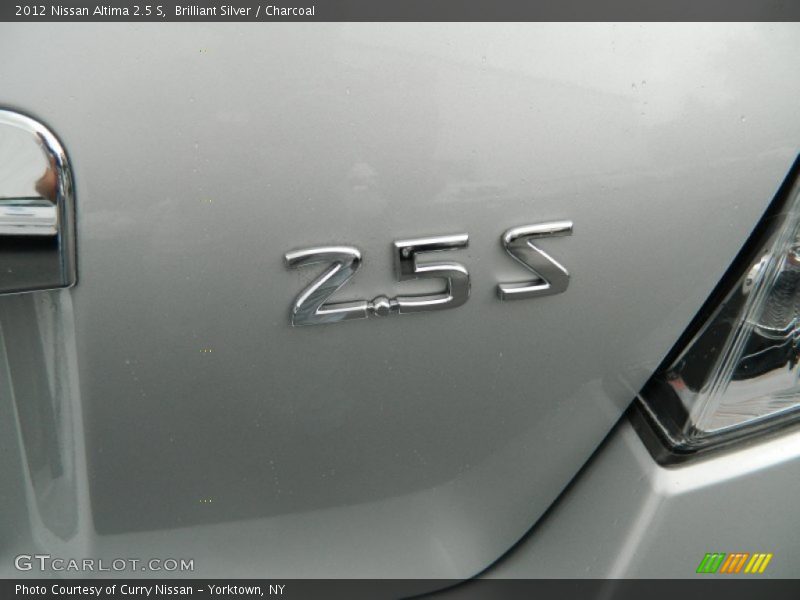 Brilliant Silver / Charcoal 2012 Nissan Altima 2.5 S