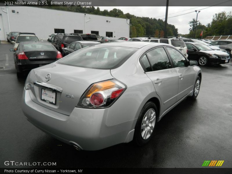 Brilliant Silver / Charcoal 2012 Nissan Altima 2.5 S