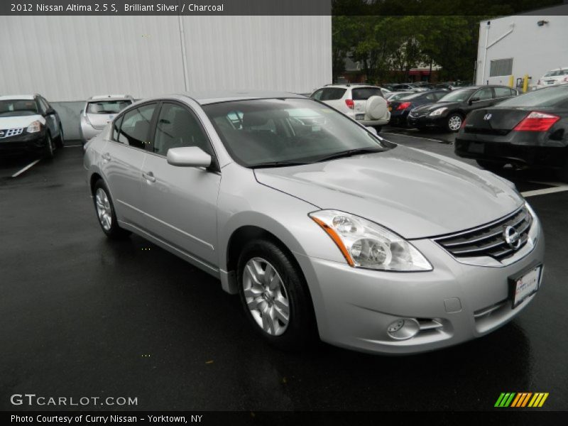 Brilliant Silver / Charcoal 2012 Nissan Altima 2.5 S