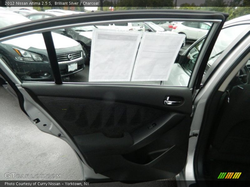Brilliant Silver / Charcoal 2012 Nissan Altima 2.5 S
