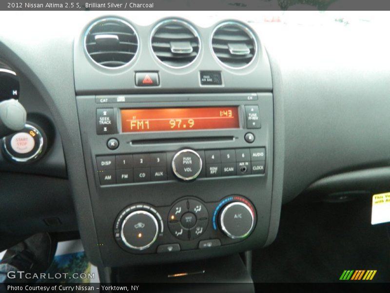 Brilliant Silver / Charcoal 2012 Nissan Altima 2.5 S
