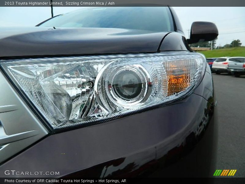 Sizzling Crimson Mica / Ash 2013 Toyota Highlander Limited