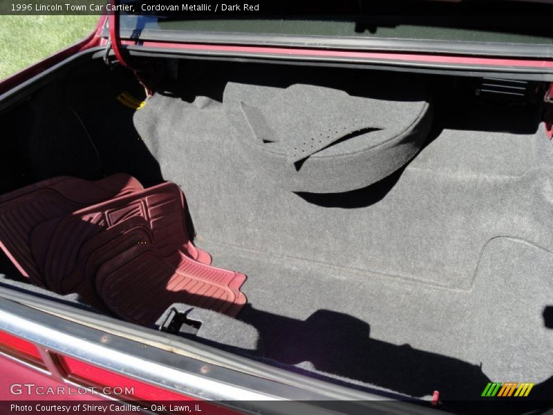 Cordovan Metallic / Dark Red 1996 Lincoln Town Car Cartier