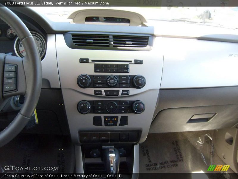 Vermillion Red / Medium Stone 2008 Ford Focus SES Sedan