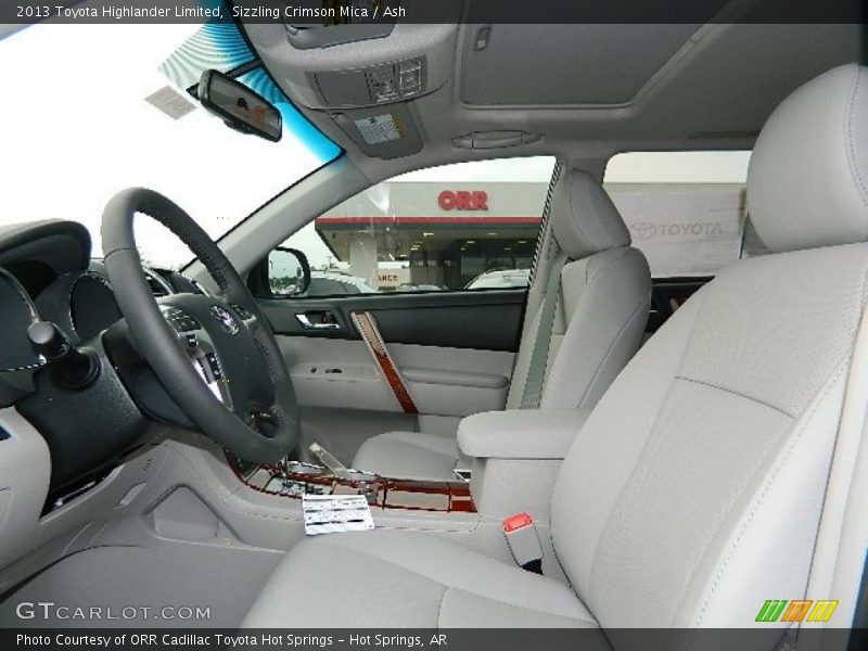 Sizzling Crimson Mica / Ash 2013 Toyota Highlander Limited