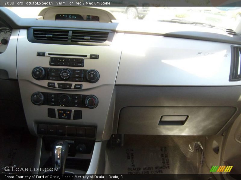 Vermillion Red / Medium Stone 2008 Ford Focus SES Sedan