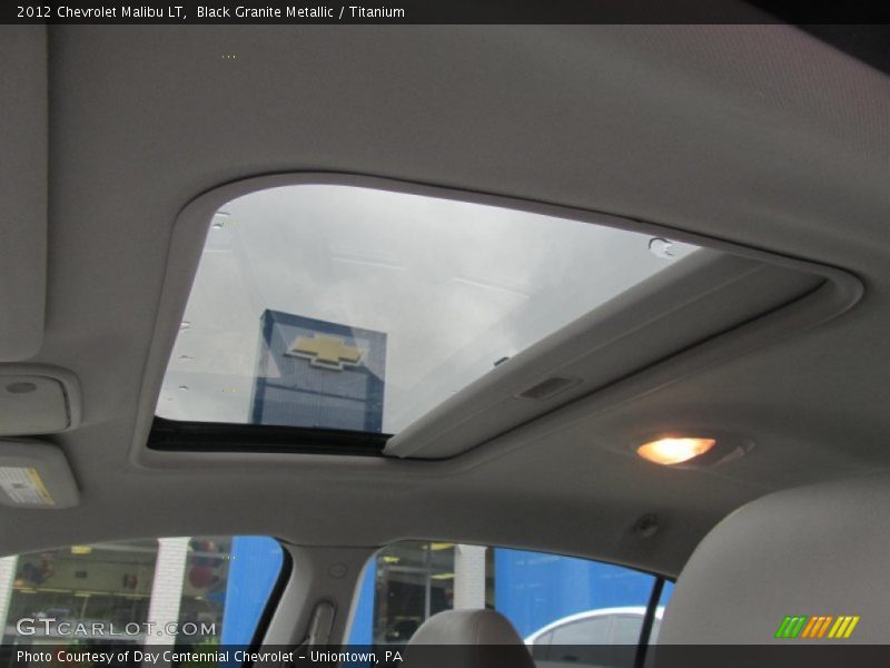 Black Granite Metallic / Titanium 2012 Chevrolet Malibu LT