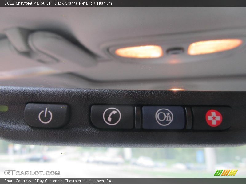 Black Granite Metallic / Titanium 2012 Chevrolet Malibu LT