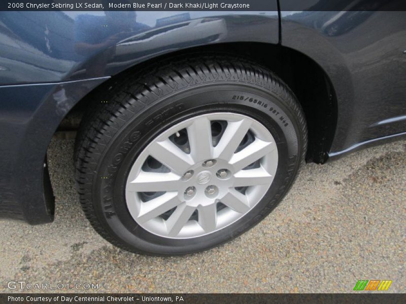 Modern Blue Pearl / Dark Khaki/Light Graystone 2008 Chrysler Sebring LX Sedan