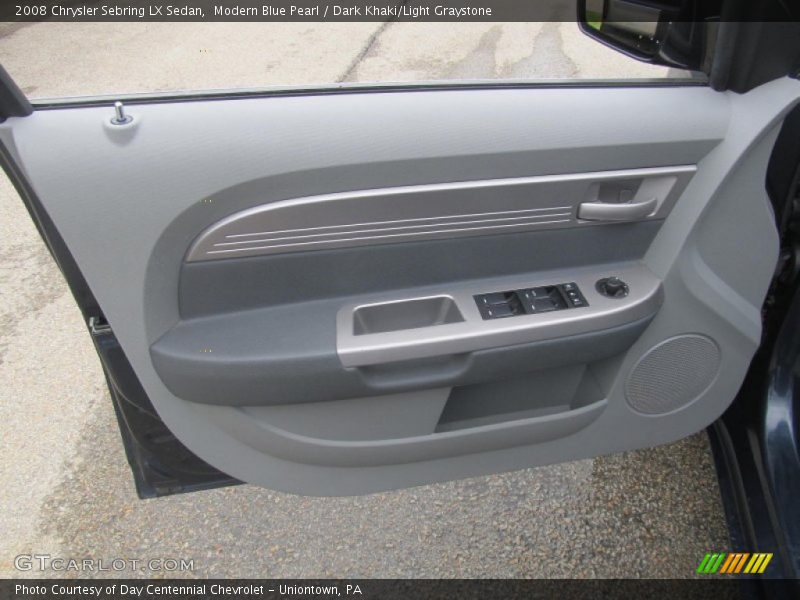 Modern Blue Pearl / Dark Khaki/Light Graystone 2008 Chrysler Sebring LX Sedan