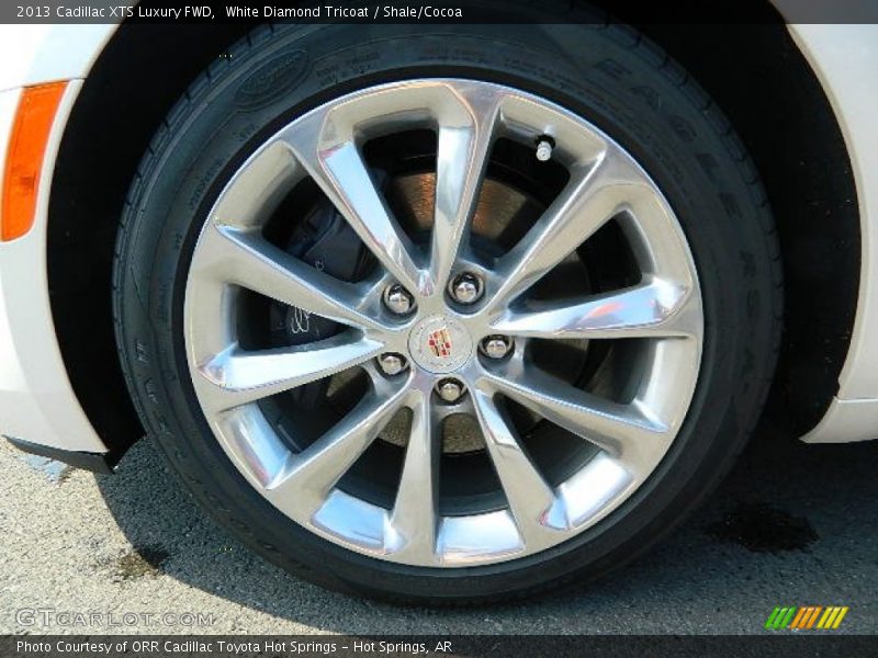 White Diamond Tricoat / Shale/Cocoa 2013 Cadillac XTS Luxury FWD