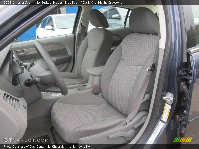Modern Blue Pearl / Dark Khaki/Light Graystone 2008 Chrysler Sebring LX Sedan