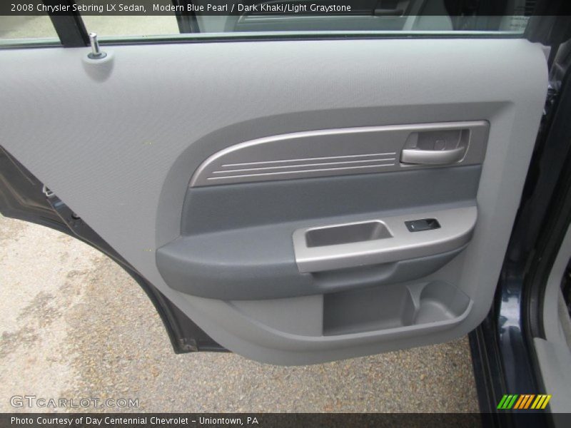 Modern Blue Pearl / Dark Khaki/Light Graystone 2008 Chrysler Sebring LX Sedan