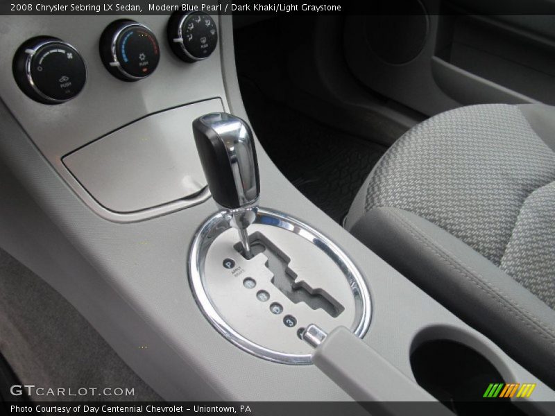 Modern Blue Pearl / Dark Khaki/Light Graystone 2008 Chrysler Sebring LX Sedan