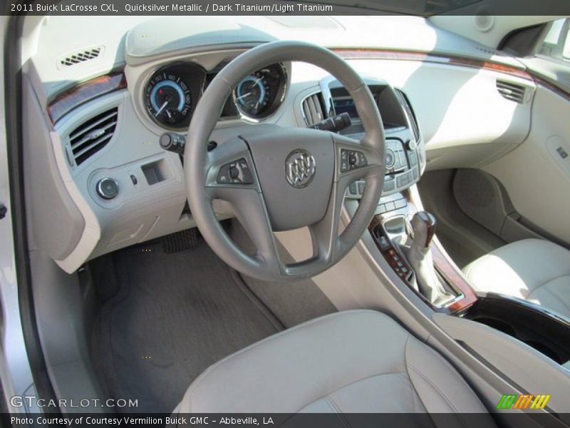 Quicksilver Metallic / Dark Titanium/Light Titanium 2011 Buick LaCrosse CXL