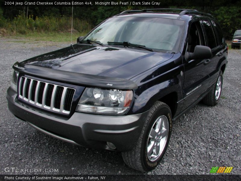 Midnight Blue Pearl / Dark Slate Gray 2004 Jeep Grand Cherokee Columbia Edition 4x4