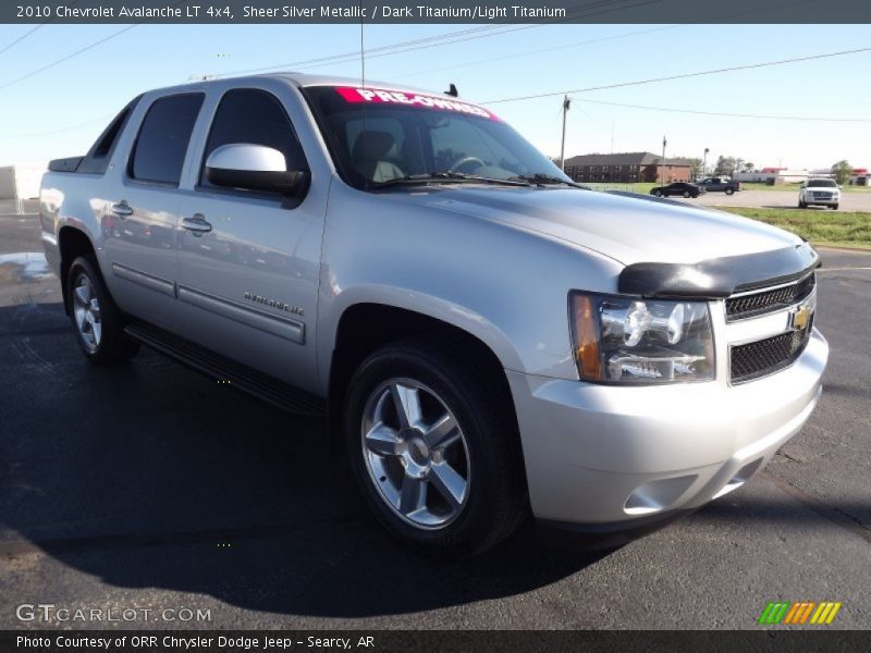 Sheer Silver Metallic / Dark Titanium/Light Titanium 2010 Chevrolet Avalanche LT 4x4