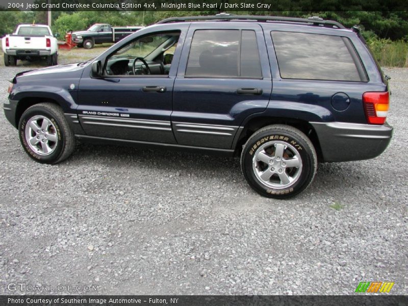 Midnight Blue Pearl / Dark Slate Gray 2004 Jeep Grand Cherokee Columbia Edition 4x4