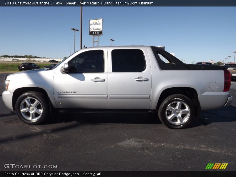 Sheer Silver Metallic / Dark Titanium/Light Titanium 2010 Chevrolet Avalanche LT 4x4