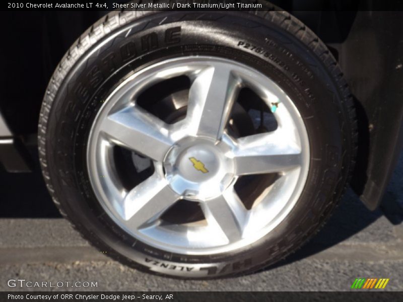 Sheer Silver Metallic / Dark Titanium/Light Titanium 2010 Chevrolet Avalanche LT 4x4