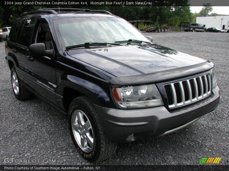 Midnight Blue Pearl / Dark Slate Gray 2004 Jeep Grand Cherokee Columbia Edition 4x4