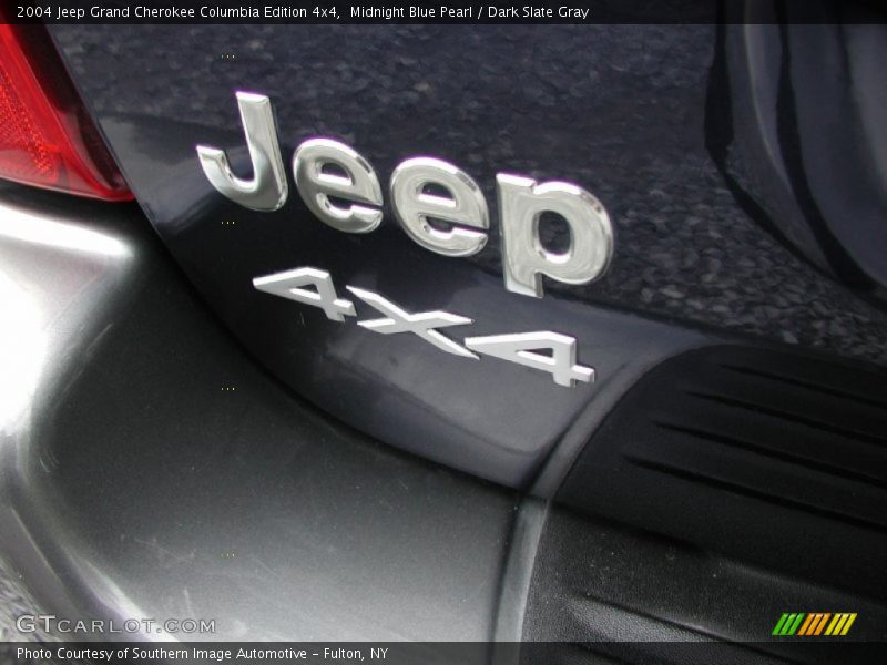 Midnight Blue Pearl / Dark Slate Gray 2004 Jeep Grand Cherokee Columbia Edition 4x4