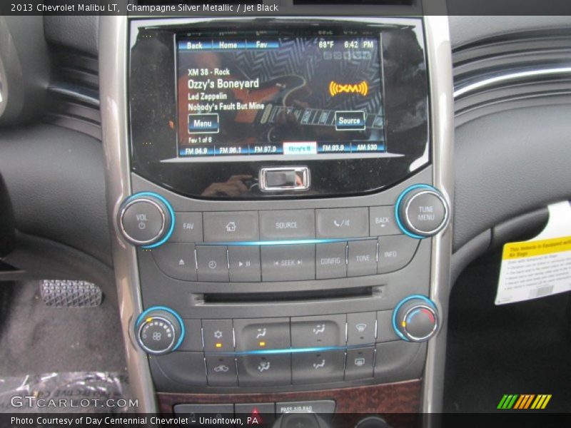 Champagne Silver Metallic / Jet Black 2013 Chevrolet Malibu LT