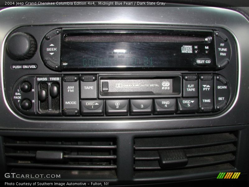 Audio System of 2004 Grand Cherokee Columbia Edition 4x4