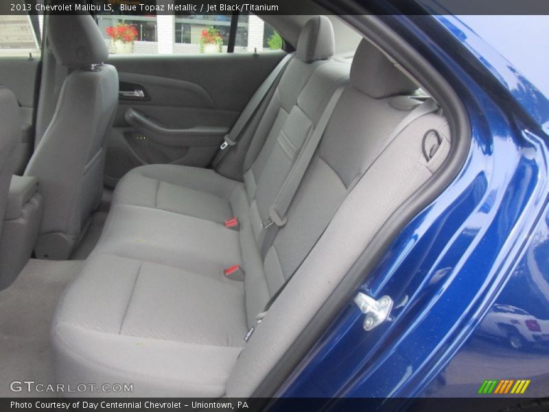 Blue Topaz Metallic / Jet Black/Titanium 2013 Chevrolet Malibu LS