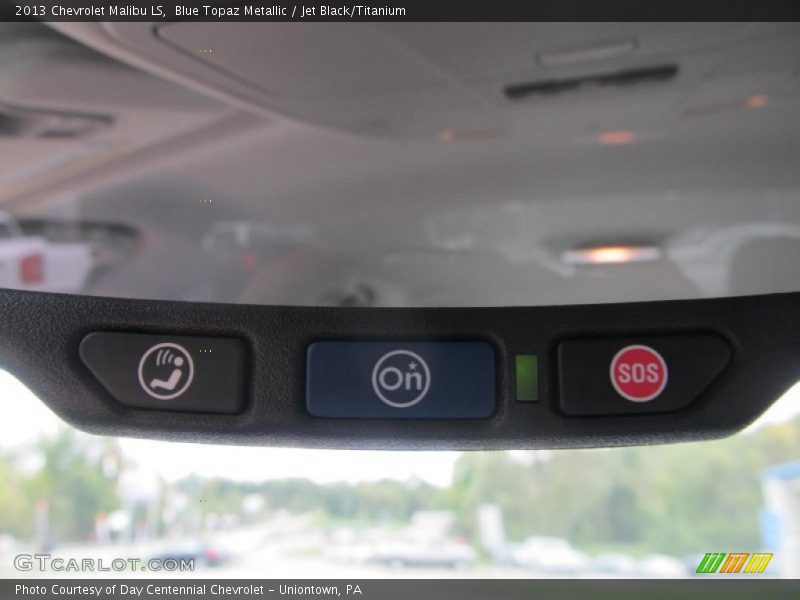Blue Topaz Metallic / Jet Black/Titanium 2013 Chevrolet Malibu LS