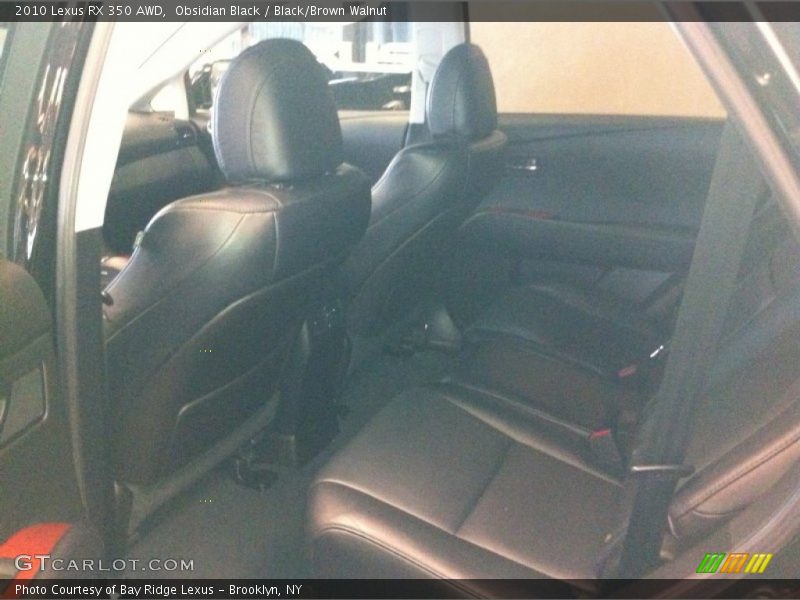 Obsidian Black / Black/Brown Walnut 2010 Lexus RX 350 AWD