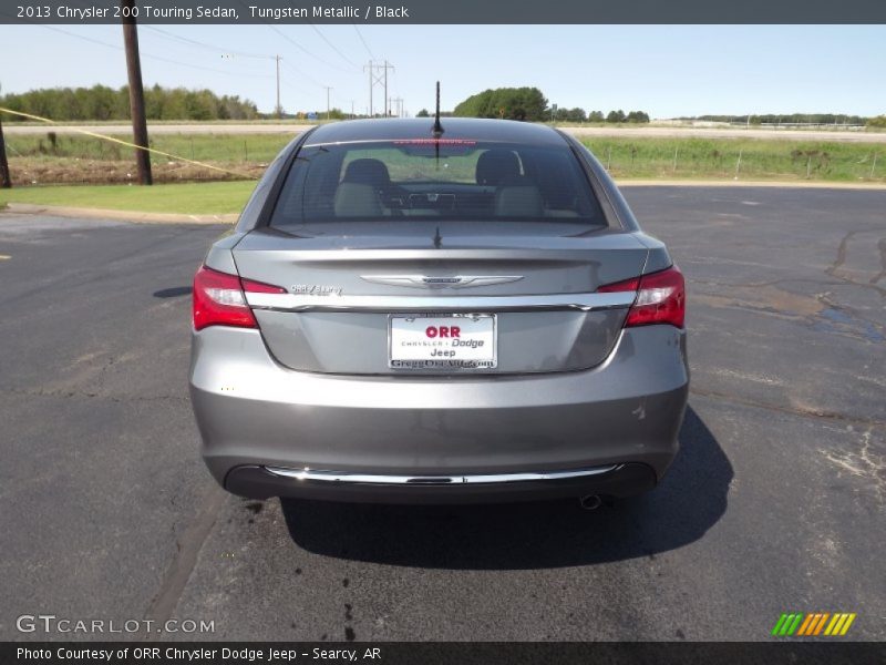 Tungsten Metallic / Black 2013 Chrysler 200 Touring Sedan