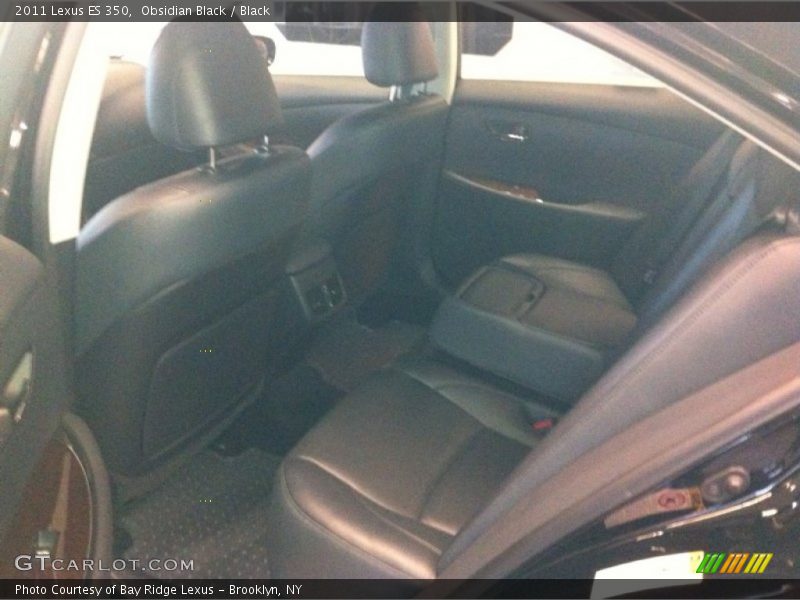 Obsidian Black / Black 2011 Lexus ES 350