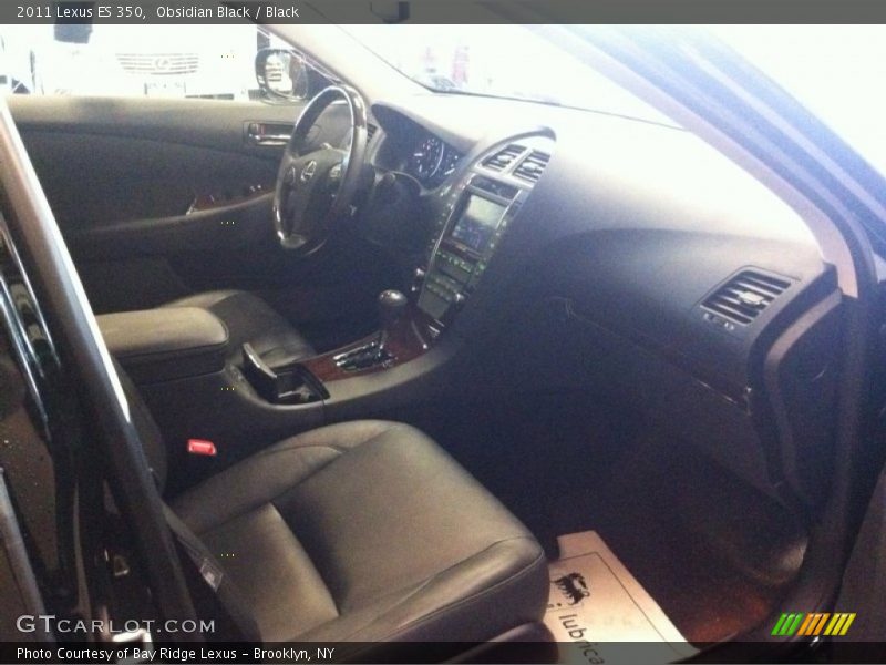 Obsidian Black / Black 2011 Lexus ES 350